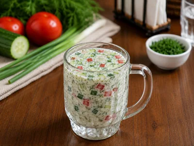 Bakaldagi okroshka